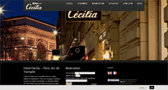 Desktop Screenshot of hotelcecilia.com